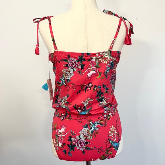 Johnny Was Malakye Blouson One-Piece Swimsuit | Size: XS NWT - Picture 6 of 12